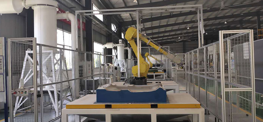 Fanuc-M710IC-Single-Robot-with-Double-Stationary-Table-Water-Jet-Solution